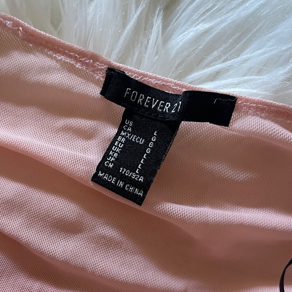 Forever21 Halter Mesh Bodysuit - Picture 2 of 3